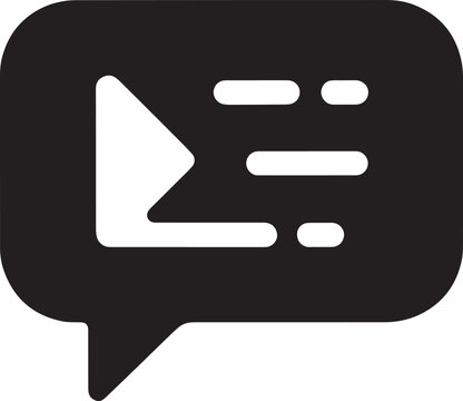 Chat Bubble Message Illustration Promoting Communication, Conversation, and Information Sharing