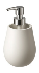 Obraz premium Refillable liquid soap dispenser with a wide opening, perfect for family bathrooms.