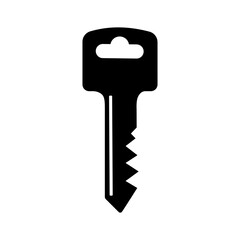 Key icon isolate on transparent background.