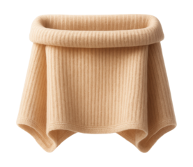 A cozy beige thermal baby blanket, perfect for temperature control in a bassinet.