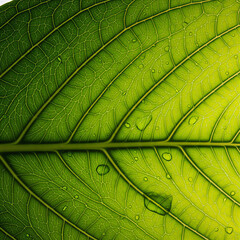 macro leaf texture
