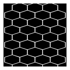 Obraz premium Minimalist download high resolution seamless geometric hexagon pattern background for your design projects and art needs vector