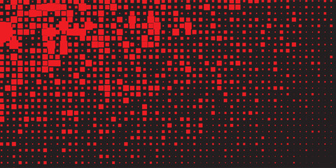 A red halftone background coming out of a green one with a star shape. Put your text with a fancy font to create a comic strip cartoon animation.