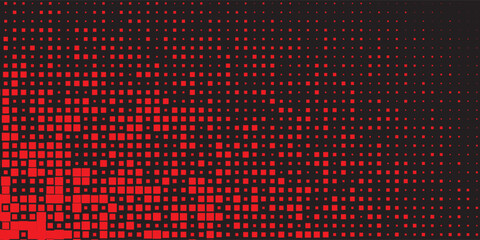 A red halftone background coming out of a green one with a star shape. Put your text with a fancy font to create a comic strip cartoon animation.