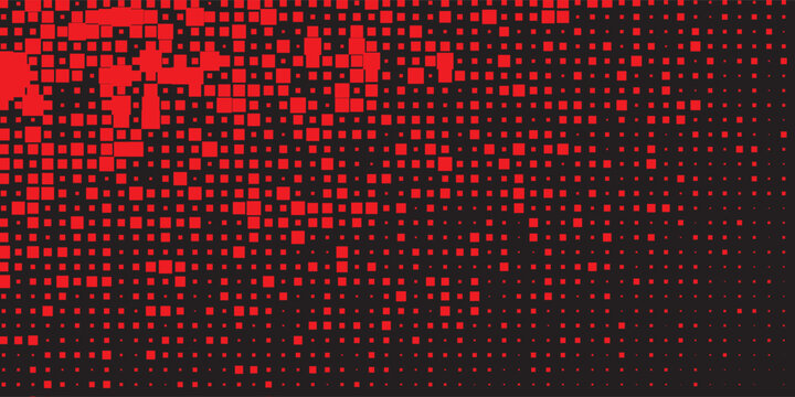 A red halftone background coming out of a green one with a star shape. Put your text with a fancy font to create a comic strip cartoon animation.