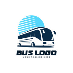 bus transportation vehicle logo abstract design © MadeDirgaPepe
