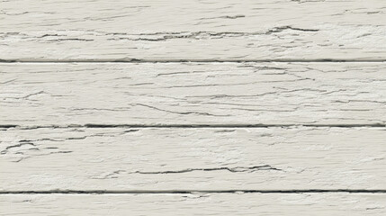 Obraz premium Close up of weathered distressed and peeling white painted wooden planks with horizontal lines and textured surface