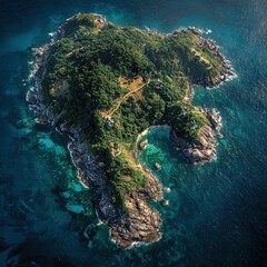 AerialTropicalIslandView