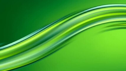 Abstract green wave background with vibrant colors and flowing lines.