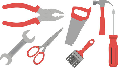 set of different tools