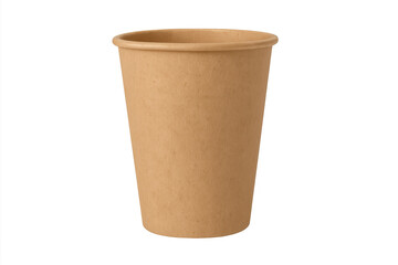 Disposable brown kraft paper coffee cup