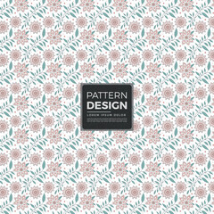 Delicate floral pattern seamless repeat background with subtle pink blossoms vector