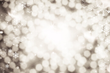 abstract Christmas background with holiday lights