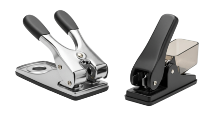 海外の穴あけパンチ（PNG・透過・素材）