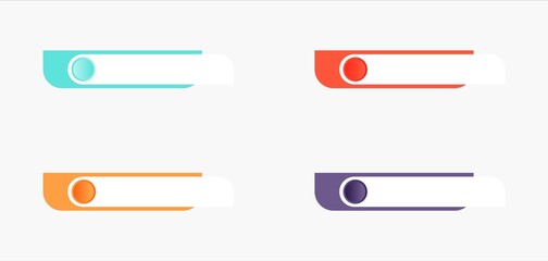 Obraz premium Modern Design button Template.Can use for workflow layout, diagram, banner, webdesign, presentation.