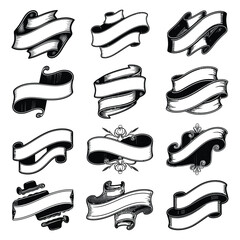 vintage ribbon vector design