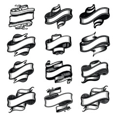 vintage ribbon vector design