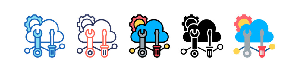 Developer Service multistyle icon