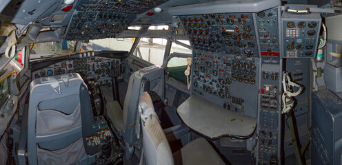 Cabina de avión de pasajeros