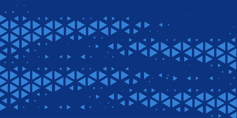 Triangles Halftone Pattern Vector Abstract Geometric Technology Background. Triangular Half Tone Texture. Minimal Style Dynamic Tech Wallpaper