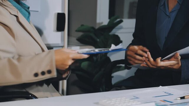 Partnership, handshake and business people in office for deal, welcome or onboarding for b2b collaboration. Meeting, teamwork and shaking hands for agreement, consulting or introduction with trust