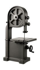 Fototapeta premium Robust industrial band saw featuring a 14-inch throat depth for manufacturing use.