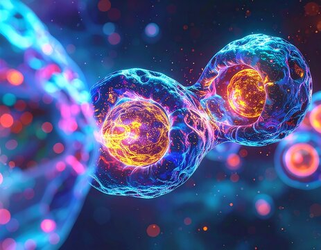 abstract background with dna