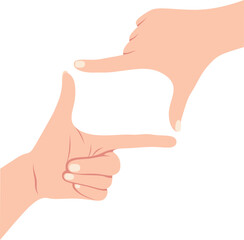 Hands Framing Gesture for Focus and Perspective