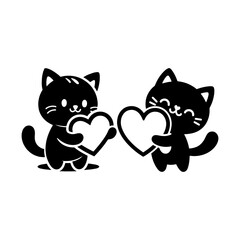 Obraz premium cat and mouse T-shirt Design