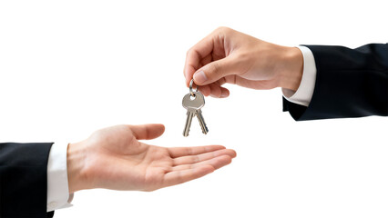 Handing Over Keys: Real Estate Transaction and Ownership Transfer.