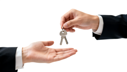 Handing Over Keys: Real Estate Transaction and Ownership Transfer.