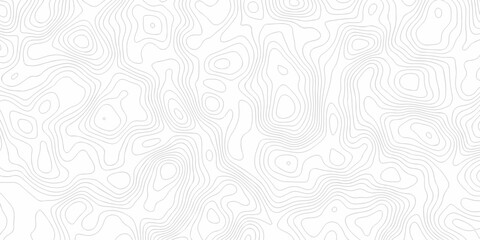 Vector wavy black contour lines topographic grid pattern on white background. Topographic map background with abstract contour line pattern. Minimal topography design for modern graphics motion wave.	
