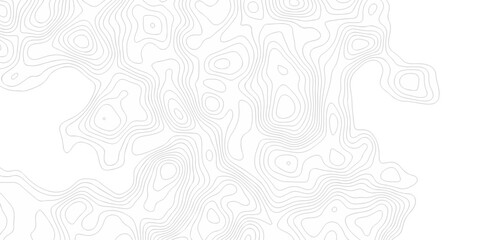 Vector wavy black contour lines topographic grid pattern on white background. Topographic map background with abstract contour line pattern. Minimal topography design for modern graphics motion wave.	