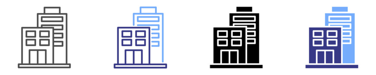office icon set multiple style