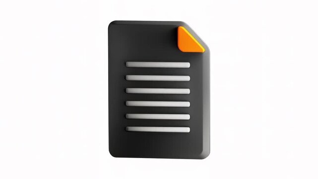 A sleek, modern storage device with a distinct orange corner and metallic details on a white background.