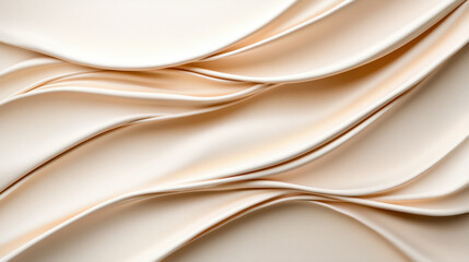 Fototapeta premium Soft pastel waves create gentle and calming texture, perfect for backgrounds