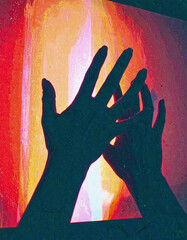 現実を侵食するサイバー感染とシルエット