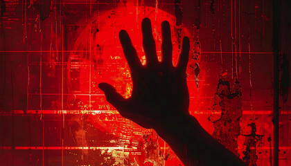 現実を侵食するサイバー感染とシルエット