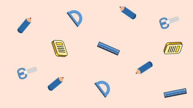 vector illustration of a set of tools