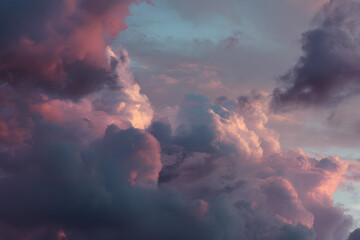 soft-focus clouds drifting through fading light creating a poetic atmospheric scene filled with gentle emotional tone