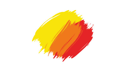 Obraz premium Abstract vibrant brushstroke background with warm tones creating dynamic artistic texture