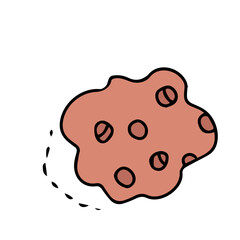 cartoon meteor, galaxy,outer space doodles isolated on white background.artwork, globe, space shuttle, falling, ground station, exploration, explorer, fantasy, concept, coloring, sun, icon, 