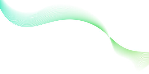 abstract green wave lines on white background, wavy abstract green lines in wave shape, data flow concept, Green wave melody lines on white background, white background and green wave