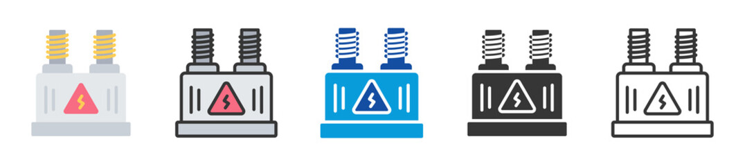 transformer icon set multi style various collection