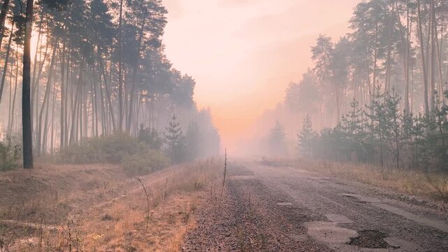 After the retreat of Russian occupiers from the Kharkiv region, there were areas with a mine hazard. White tapes were left by sappers, marking mines