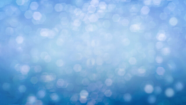 Abstract image of blue softy bokeh background. 16:9 format