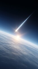 Fototapeta premium ultra-detailed stratospheric view