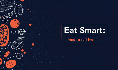 Eat smart exploring functional foods for healthy living nutrition and wellness modern design informative visuals