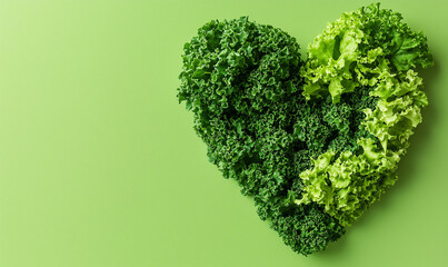 Healthy living fresh green lettuce heart arrangement kitchen food photography bright environment close-up nutrition concept