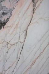 Wandcirkels plexiglas Marmer Calacatta Creme marble texture in beige tone, natural background.  © Dmytro Synelnychenko